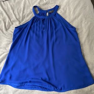 Sleeveless keyhole top